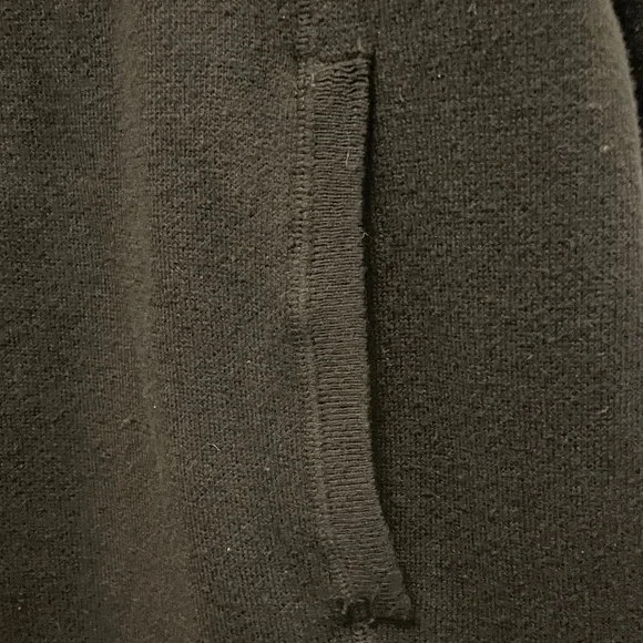 Akini Black Hooded Puffer/Sweater Jacket - Picture 4 of 5